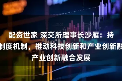 配资世家 深交所理事长沙雁：持续完善制度机制，推动科技创新和产业创新融合发展